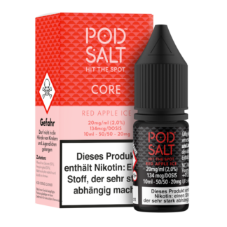 Pod Salt Core - Red Apple Ice - Nikotinsalz Liquid 20 mg/ml