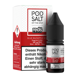 Pod Salt Fusion - Blue Razapple Ice - Nikotinsalz Liquid 11 mg/ml