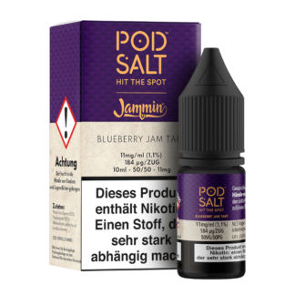 Pod Salt Fusion - Blueberry Jam Tart - Nikotinsalz Liquid 11 mg/ml