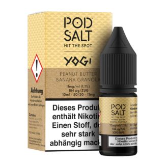 Pod Salt Fusion - Peanut Butter Banana Granola - Nikotinsalz Liquid 11 mg/ml