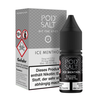 Pod Salt - Ice Menthol - Nikotinsalz Liquid 11 mg/ml