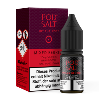 Pod Salt - Mixed Berries - Nikotinsalz Liquid 20 mg/ml