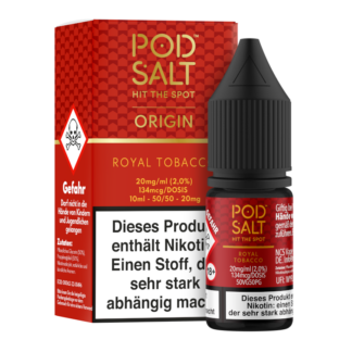Pod Salt Origin - Royal Tobacco - Nikotinsalz Liquid 20 mg/ml