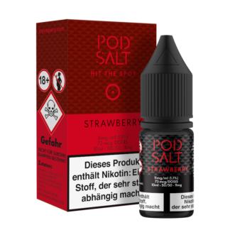Pod Salt - Strawberry - Nikotinsalz Liquid 11 mg/ml