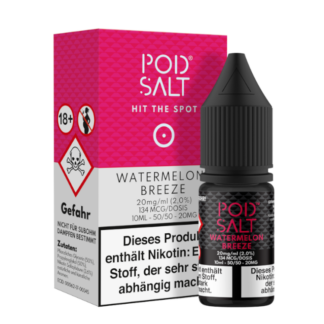 Pod Salt - Watermelon Breeze - Nikotinsalz Liquid 20 mg/ml