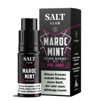 Salt Club - Flavorist Maroc Mint - Dark Berry - Nikotinsalz Liquid 10 mg/ml
