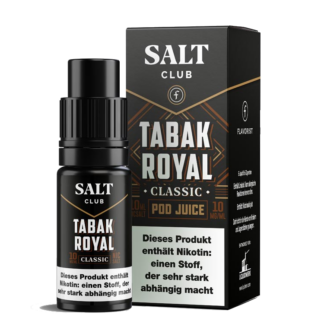 Salt Club - Flavorist Tabak Royal - Classic - Nikotinsalz Liquid 10 mg/ml