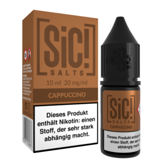 SiC! Salts - Cappuccino - Nikotinsalz Liquid 20 mg/ml