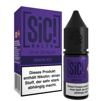 SiC! Salts - Grape Ice - Nikotinsalz Liquid 20 mg/ml