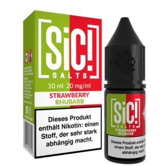 SiC! Salts - Strawberry Rhubarb - Nikotinsalz Liquid 20 mg/ml