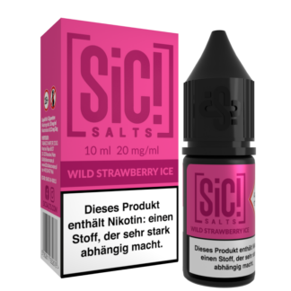 SiC! Salts - Wild Strawberry Ice - Nikotinsalz Liquid 20 mg/ml