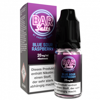 Vampire Vape - Bar Salts - Blue Sour Raspberry - Nikotinsalz Liquid 20 mg/ml 10er Packung