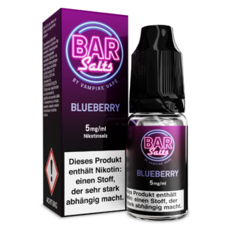 Vampire Vape - Bar Salts - Blueberry - Nikotinsalz Liquid 5 mg/ml 10er Packung