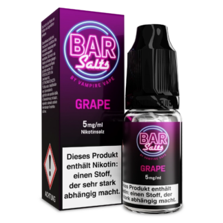 Vampire Vape - Bar Salts - Grape - Nikotinsalz Liquid 5 mg/ml