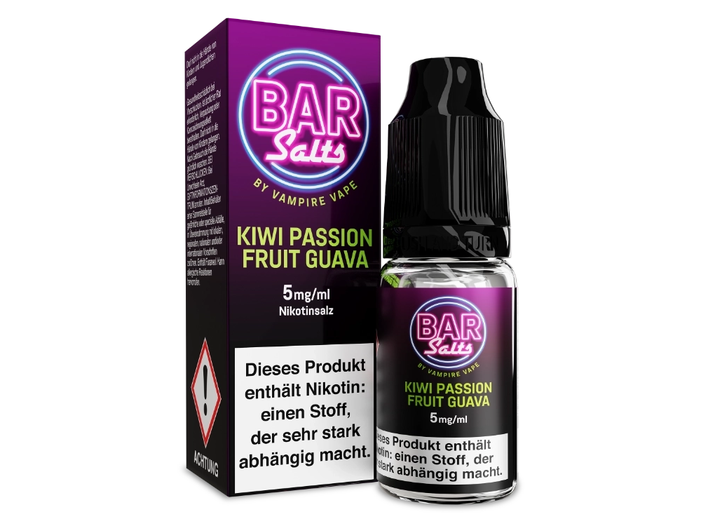 Vampire Vape - Bar Salts - Kiwi Passion Fruit Guava - Nikotinsalz Liquid 5 mg/ml