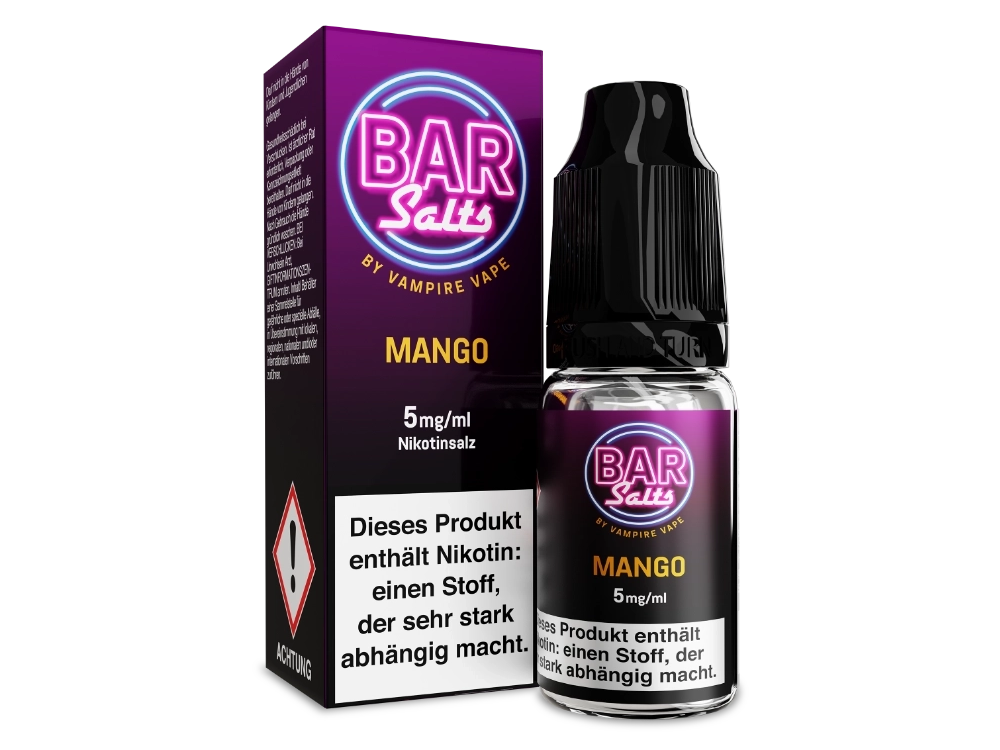 Vampire Vape - Bar Salts - Mango - Nikotinsalz Liquid 5 mg/ml