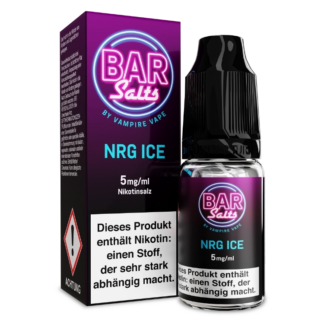 Vampire Vape - Bar Salts - NRG Ice - Nikotinsalz Liquid 5 mg/ml