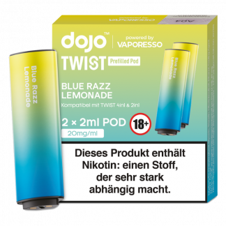 Vaporesso - Dojo - Twist Pod Blue Razz Lemonade 20 mg/ml (2 Stück pro Packung)