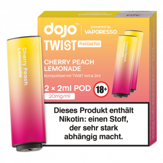Vaporesso - Dojo - Twist Pod Cherry Peach Lemonade 20 mg/ml (2 Stück pro Packung)