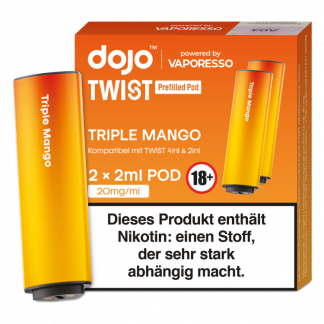 Vaporesso - Dojo - Twist Pod Triple Mango 20 mg/ml (2 Stück pro Packung)