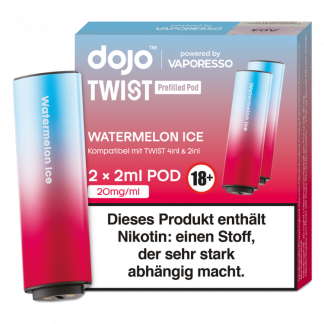 Vaporesso - Dojo - Twist Pod Watermelon Ice 20 mg/ml (2 Stück pro Packung)