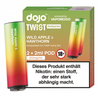 Vaporesso - Dojo - Twist Pod Wild Apple Hawthorn 20 mg/ml (2 Stück pro Packung)