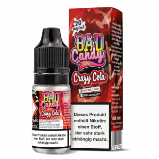 Bad Candy Liquids - Crazy Cola - Nikotinsalz Liquid 20 mg/ml 10er Packung