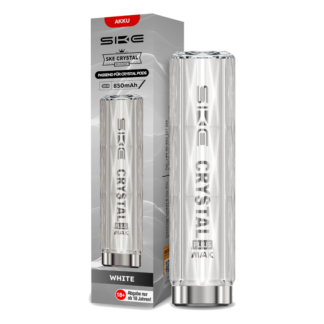 SKE - Crystal Plus MAX Akku 850 mAh weiß 10er Packung