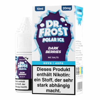 Dr. Frost - Polar Ice - Dark Berries - Nikotinsalz Liquid 20 mg/ml