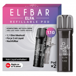 Elfbar - Elfa Leer-Pod (2 Stück pro Packung)