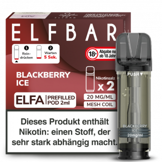 Elfbar - Elfa Pod Blackberry Ice 20 mg/ml (2 Stück pro Packung)