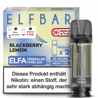 Elfbar - Elfa Pod Blackberry Lemon 20 mg/ml (2 Stück pro Packung)