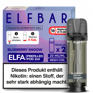 Elfbar - Elfa Pod Blueberry Snoow 20 mg/ml (2 Stück pro Packung)