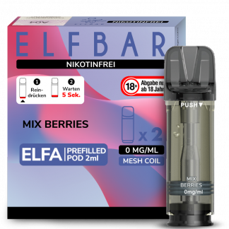 Elfbar - Elfa Pod Mix Berries 0 mg/ml (2 Stück pro Packung)