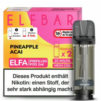 Elfbar - Elfa Pod Pineapple Acai 20 mg/ml (2 Stück pro Packung)