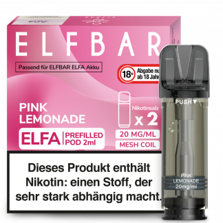 Elfbar - Elfa Pod Pink Lemonade 20 mg/ml (2 Stück pro Packung)