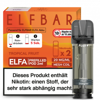 Elfbar - Elfa Pod Tropical Fruit 20 mg/ml (2 Stück pro Packung)