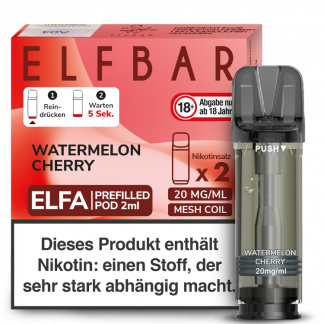 Elfbar - Elfa Pod Watermelon Cherry 20 mg/ml (2 Stück pro Packung)