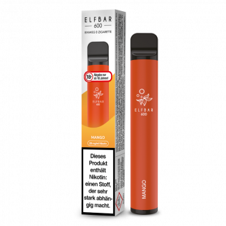 Elfbar - 600 Einweg E-Zigarette - Mango 20 mg/ml