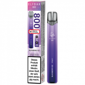 Elfbar 800 Einweg E-Zigarette - Blackberry Ice 20 mg/ml