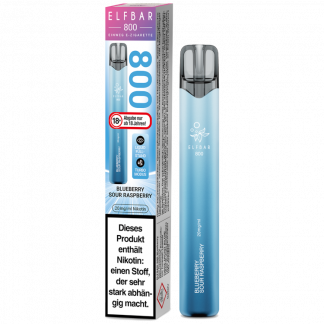 Elfbar 800 Einweg E-Zigarette - Blueberry Sour Raspberry 20 mg/ml