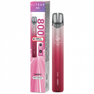 Elfbar 800 Einweg E-Zigarette - Cherry 0 mg/ml