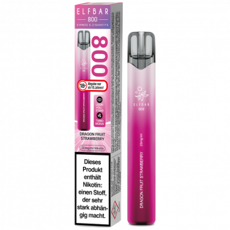Elfbar 800 Einweg E-Zigarette - Dragon Fruit Strawberry 20 mg/ml