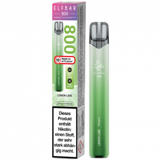 Elfbar 800 Einweg E-Zigarette - Lemon Lime 20 mg/ml