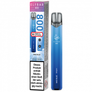 Elfbar 800 Einweg E-Zigarette - Mad Blue 20 mg/ml