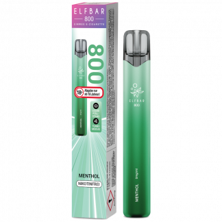 Elfbar 800 Einweg E-Zigarette - Menthol 0 mg/ml