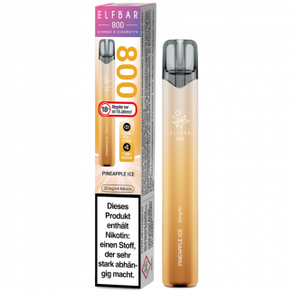 Elfbar 800 Einweg E-Zigarette - Pineapple Ice 20 mg/ml