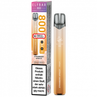 Elfbar 800 Einweg E-Zigarette - Strawberry Apricot 20 mg/ml