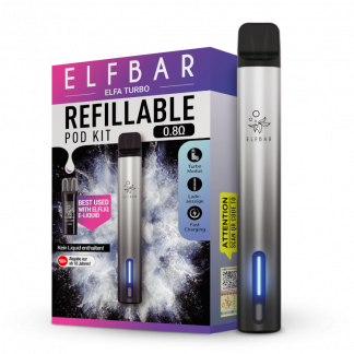 Elfbar - Elfa Turbo E-Zigaretten Set aurora-schwarz