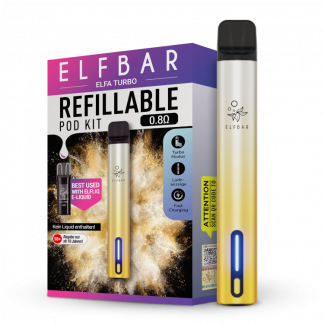 Elfbar - Elfa Turbo E-Zigaretten Set aurora-gold